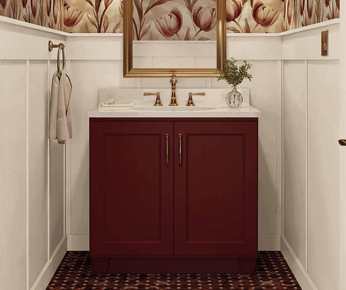 Continent Custom Color Cabinets