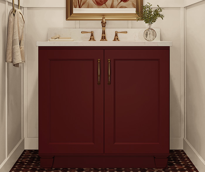 Continent Custom Color Cabinets